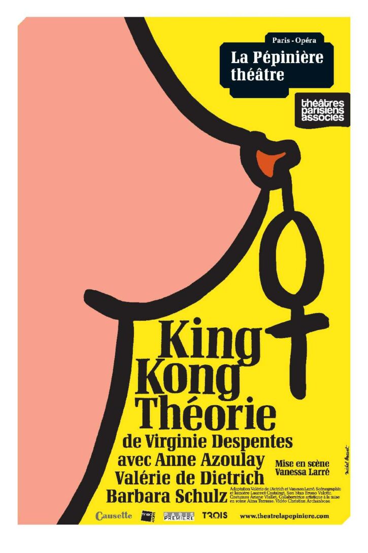 King Kong théorie – Affiche 70×100 cm